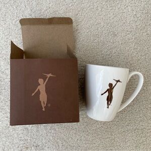 Storyville Brown and White Ceramic Coffee Mug